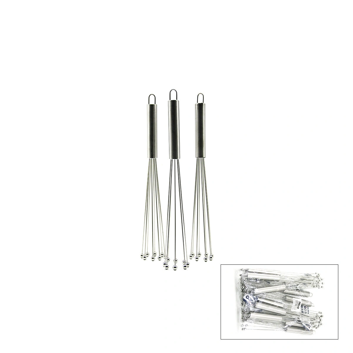 İBİCO İ22-358 ( 8-BONCUK UÇLU ) METAL ÇIRPICI ( KROM SAP ) ( UÇLARI=İT TOPLA & ÇEK AÇ ) ( UÇ=13.5CM& SAP:11.5CM )*12X20*12X20