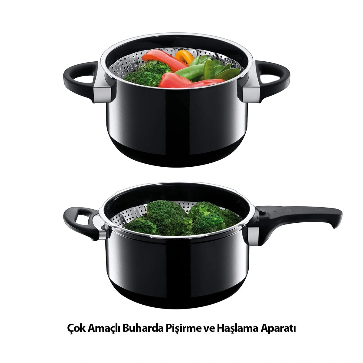 İBİCO İ22-359 ( METAL ) BUHARDA SEBZE PİŞİRİCİ SEPET & HAŞLAMA APARATI*200