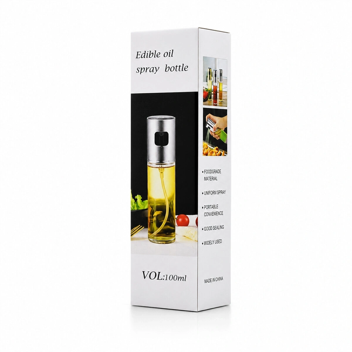 İBİCO İ22-413 ( 100 ML ) ( SPREY ) ( CAM ) YAĞDANLIK ( KROM & RENKLİ SPREY KAFA & İNCE UZUN ŞİŞE )*100