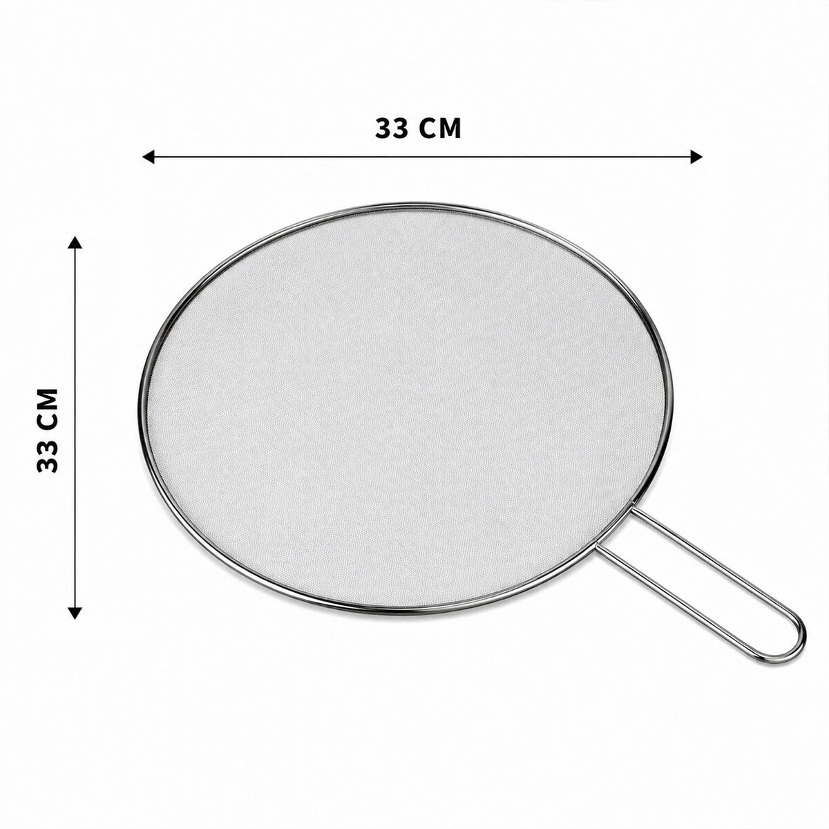 İBİCO İ22-426 ( LUX & KROM ) ( SAPLI ) ( 33CM ) TEL YAĞ SIÇRATMAZ ( METAL ÇERÇEVE & SAP ) ( SAP=17CM )*12X12