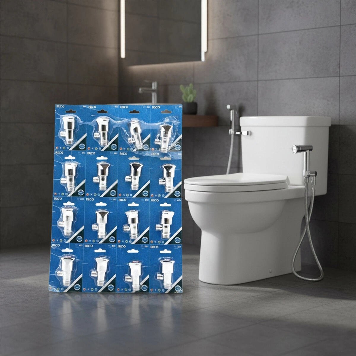 İBİCO K13-077 ( 1/2 ) ALFA TAHARAT MUSLUK ( VAKUMLU AMBALAJ )*16X12