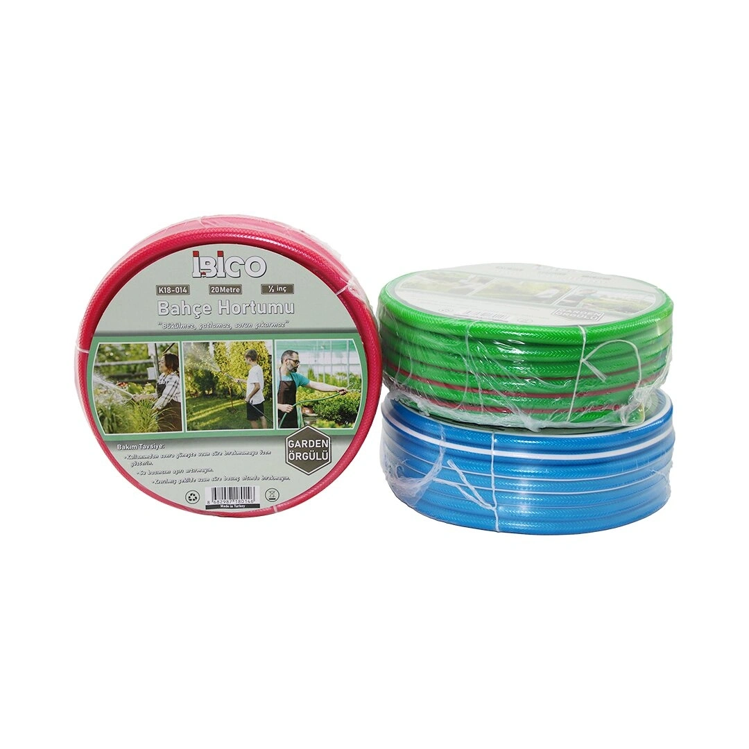 İBİCO K18-014 GARDEN ÖRGÜLÜ ( 1/2 ) 20MT. BAHÇE HORTUMU*1