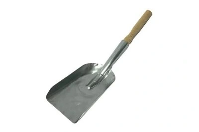 KRT-1070 ( KÜÇÜK & DAR= 10X19CM ) ( GALVANİZ METAL ) SOBA KÜREK ( AHŞAP SAPLI=29CM )*50