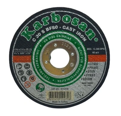 KARBOSAN 10270 SC MERMER KESİCİ DİSK ( SPRAL TAŞI ) 115MMX2.5X22*150