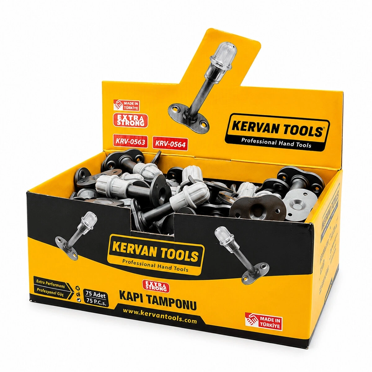 KERVAN KRV-0563 KAPI ALTI STOPERİ & TAMPON PLASTİK*75X20