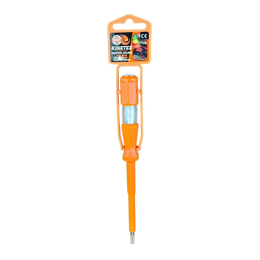 KINETEX KTX-3128 ( DÜZ ) ASKILI KONTROL KALEMİ AC100 500V*30X20