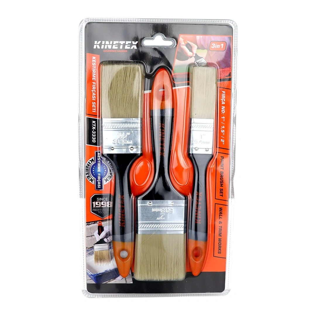 KINETEX KTX-3330 ( 3 PCS & NO:1 / 1.5 / 2 ) KESTİRME FIRÇA SET*120