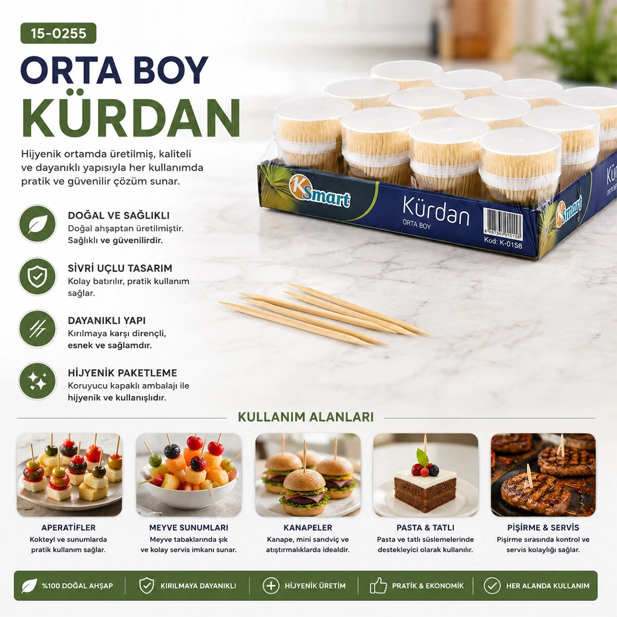 KSMART K-0158 ( ORTA BOY ) KÜRDAN*12X20