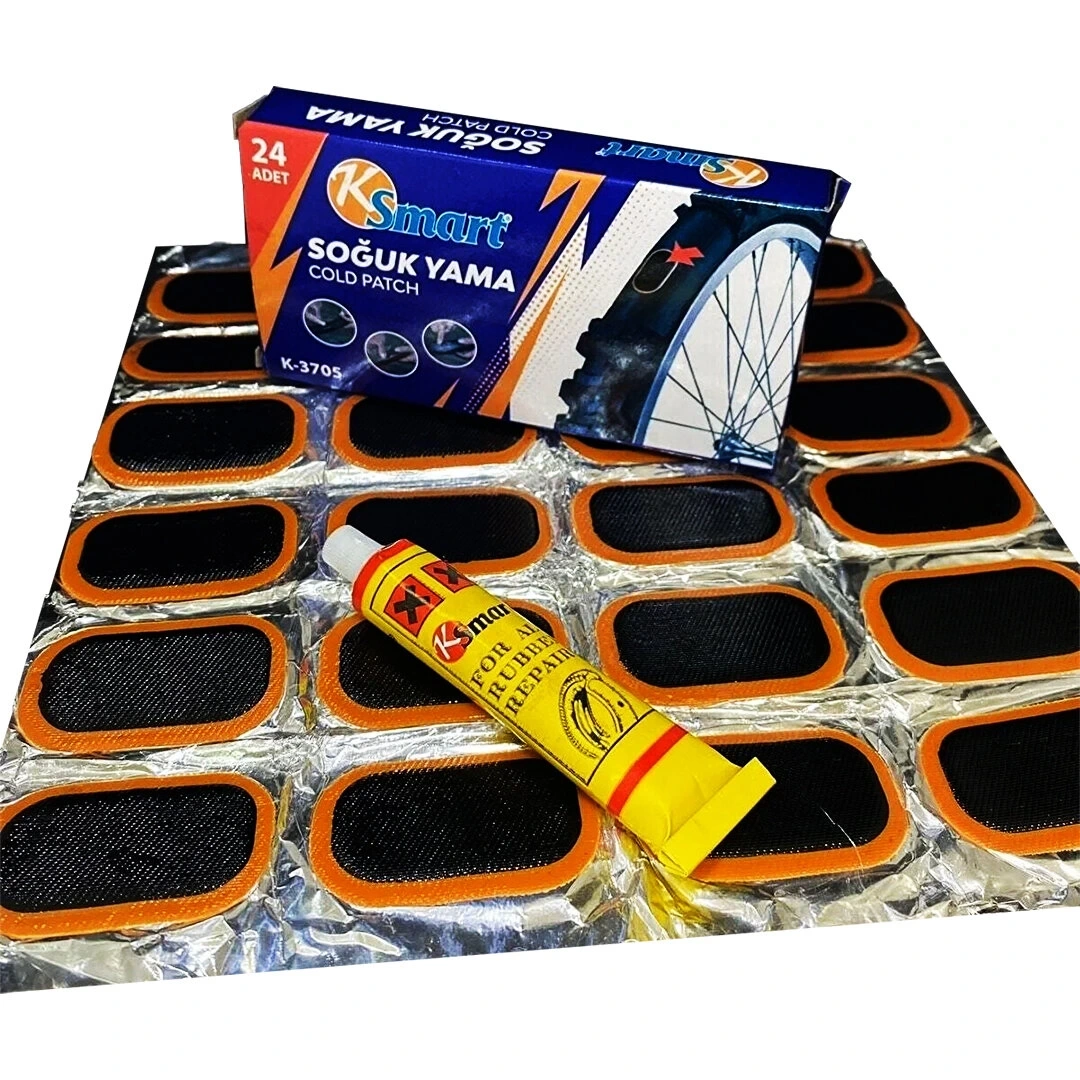 KSMART K-3705  24PCS BİSİKLET TEKER YAMASI ( SOĞUK YAMA )*10X20