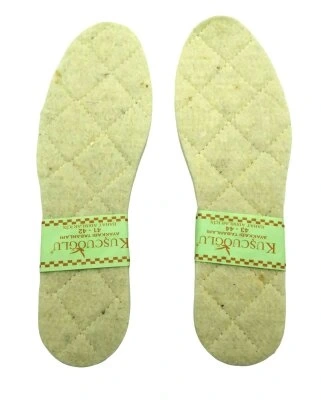 KUŞCUOĞLU KÇ-600-27003 ( DİKİŞLİ ) ( BEYAZ & ERKEK ) YÜN KEÇE ( 41-42-- 43-44)*12X72