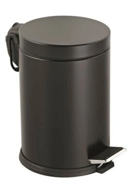 LALEZAR LZR-811-S ( 3LT ) ( SİYAH ) PEDALLI METAL ÇÖP KOVASI*8