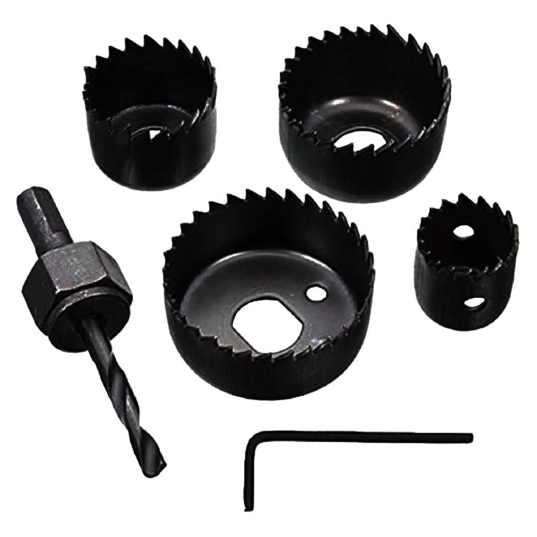 DMAX DMX-4127 ( 6PCS ) BUAT AÇMA PANÇ SETİ ( 32-38-44-54MM & 3/8 HEX & ANAHTAR ) ( METAL & AHŞAP & PLASTİK DELİK AÇMA )*100