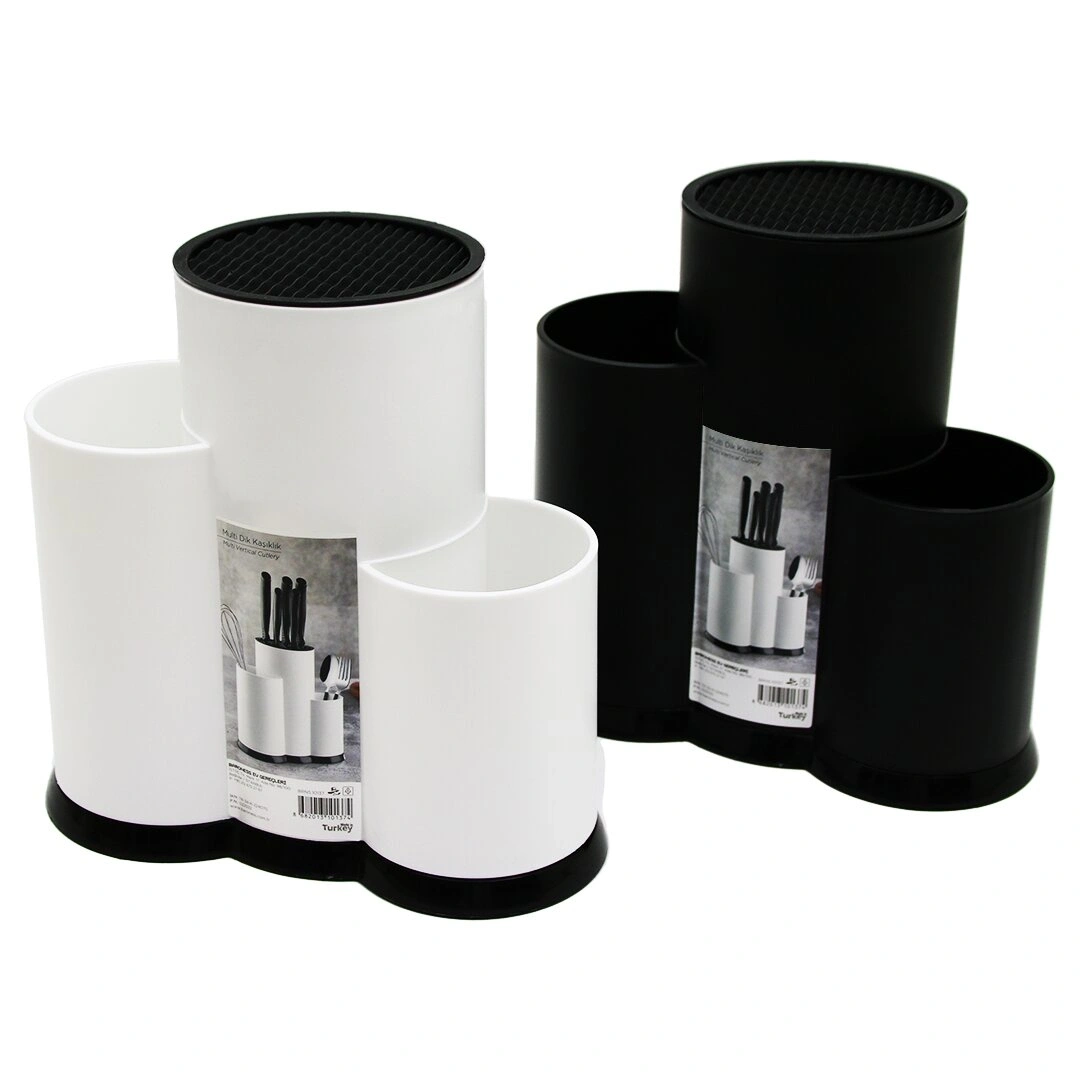 LOVA DUOLİNE LV-DP-293 MULTİ DİK KAŞIKLIK & BIÇAKLIK ( 3 BÖLMELİ & TEZGAH ÜSTÜ ) MİX & PLASTİK*12=K