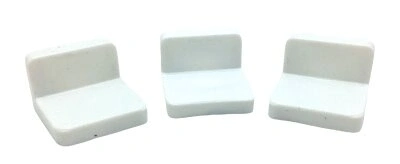 MADE-040 (DDAE1) PLASTİK DOLAP ASKI ELEMANI BEYAZ*25X10
