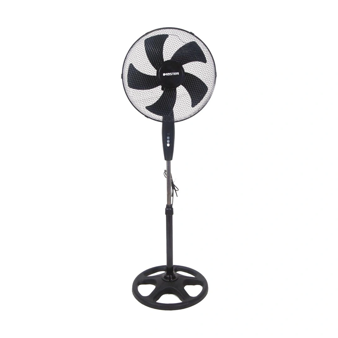 MASTER MTR-F150 ( 16 İNÇ ) ( EV TİPİ ) AYAKLI VANTİLATÖR ( 55W ) ( 90° SAĞ-SOL SALINIM ) ( 5 PLS.PERVANE ) ( 3 KADEME HIZ ) FAN*1