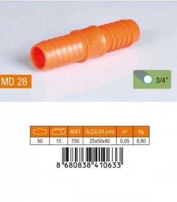 MEDALYAN MD-28 NORMAL HORTUM EKİ  3/4 *50X15