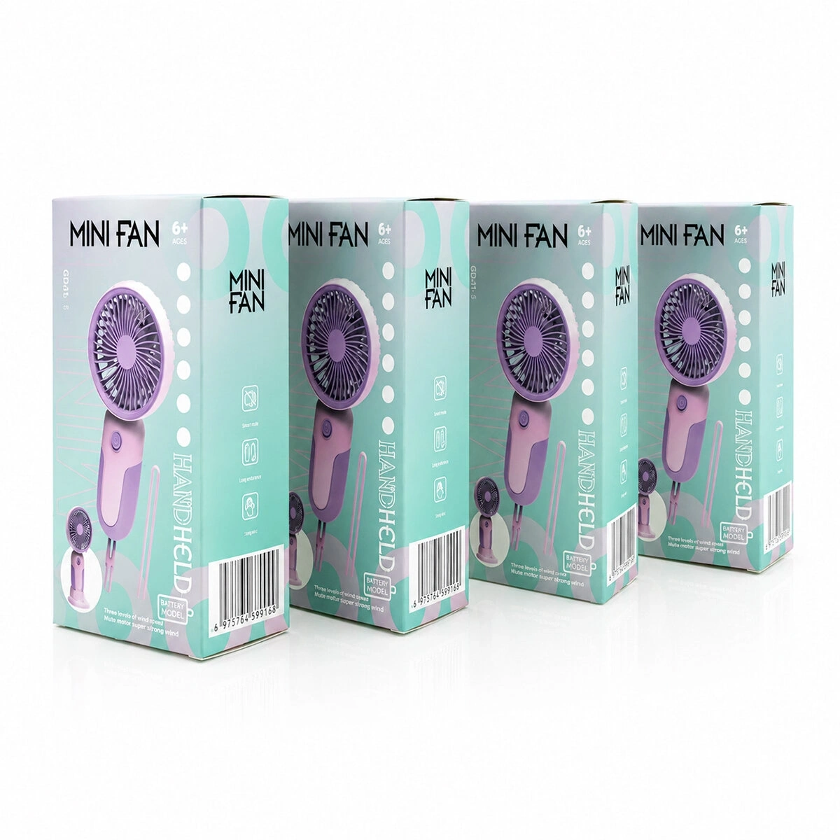 MINI FAN HANDHELD MJ-122 FNX-2026 MİNİ EL FANI ( USB TO TYPC-E ŞARJLI ) ( 3 KADEME HIZ AYAR) ( M.ÜSTÜ AYAKLI ) VANTİLATÖR*168