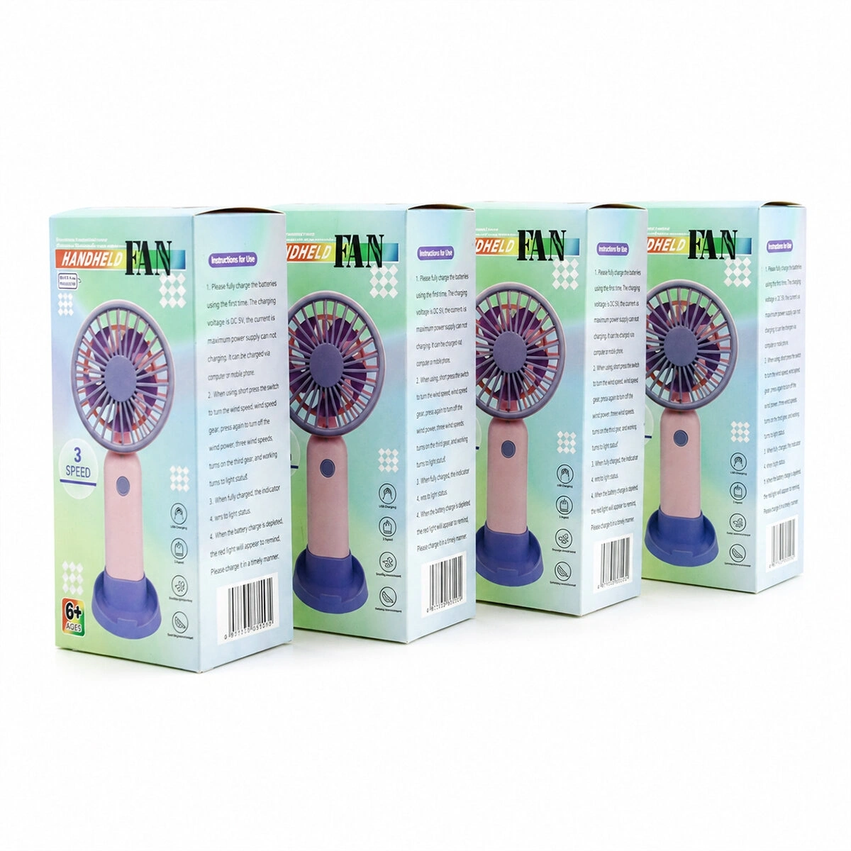 HANDHELD FAN MJ-153 MİNİ EL FANI ( USB TO TYPC-E ŞARJLI ) ( 3 KADEME HIZ AYAR) ( M.ÜSTÜ AYAKLI ) VANTİLATÖR*168