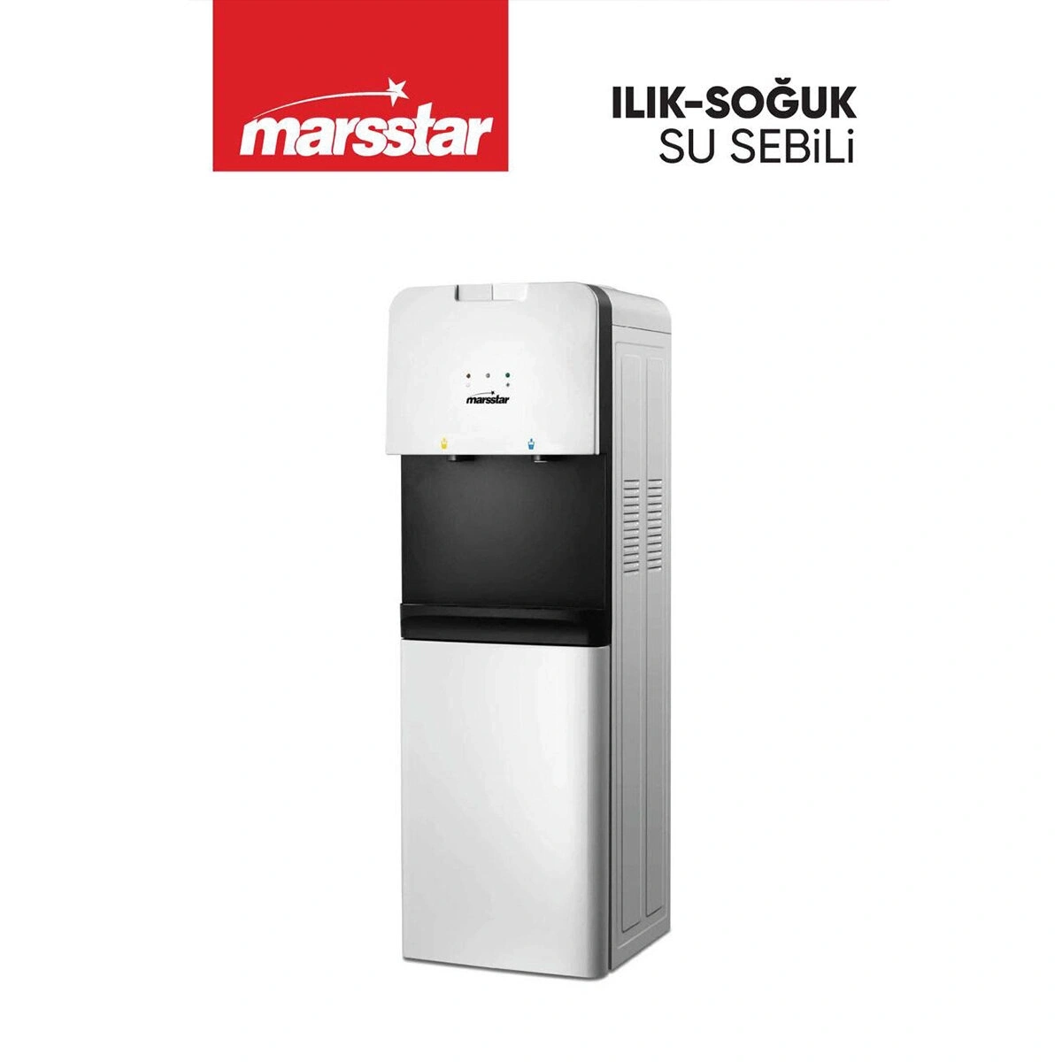MARSSTAR MSWD-100 SU SEBİLİ (SICAK & SOĞUK & ILIK) (220-240V & PASLANMAZ ÇELİK)*1