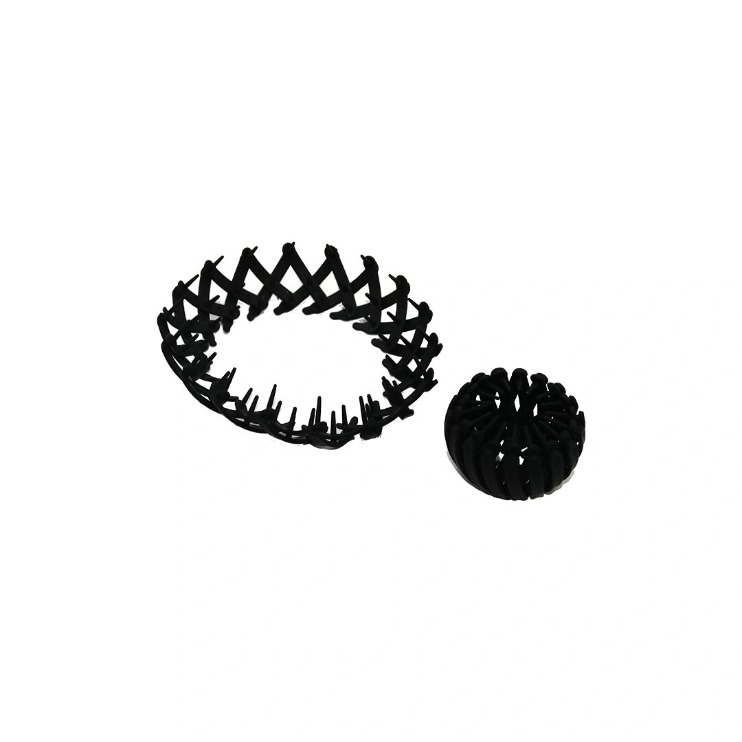 MUJGAN MJGN-823 ( KUŞ YUVASI MODEL ) ( AKORDİYON ) ( AÇ-KAPA=SIKIŞTIRMALI ) ( SİYAH PLASTİK ) SAÇ TOKASI ( TOPUZ YAPMA )*12X91