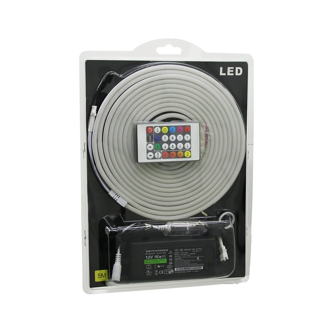 NEON LED CXY-1205 SDR-LED-105 ( 5MT ) ( KUMANDALI & ADAPTÖRLÜ ) ( NEON ) ŞERİT LED ( 12V )*25
