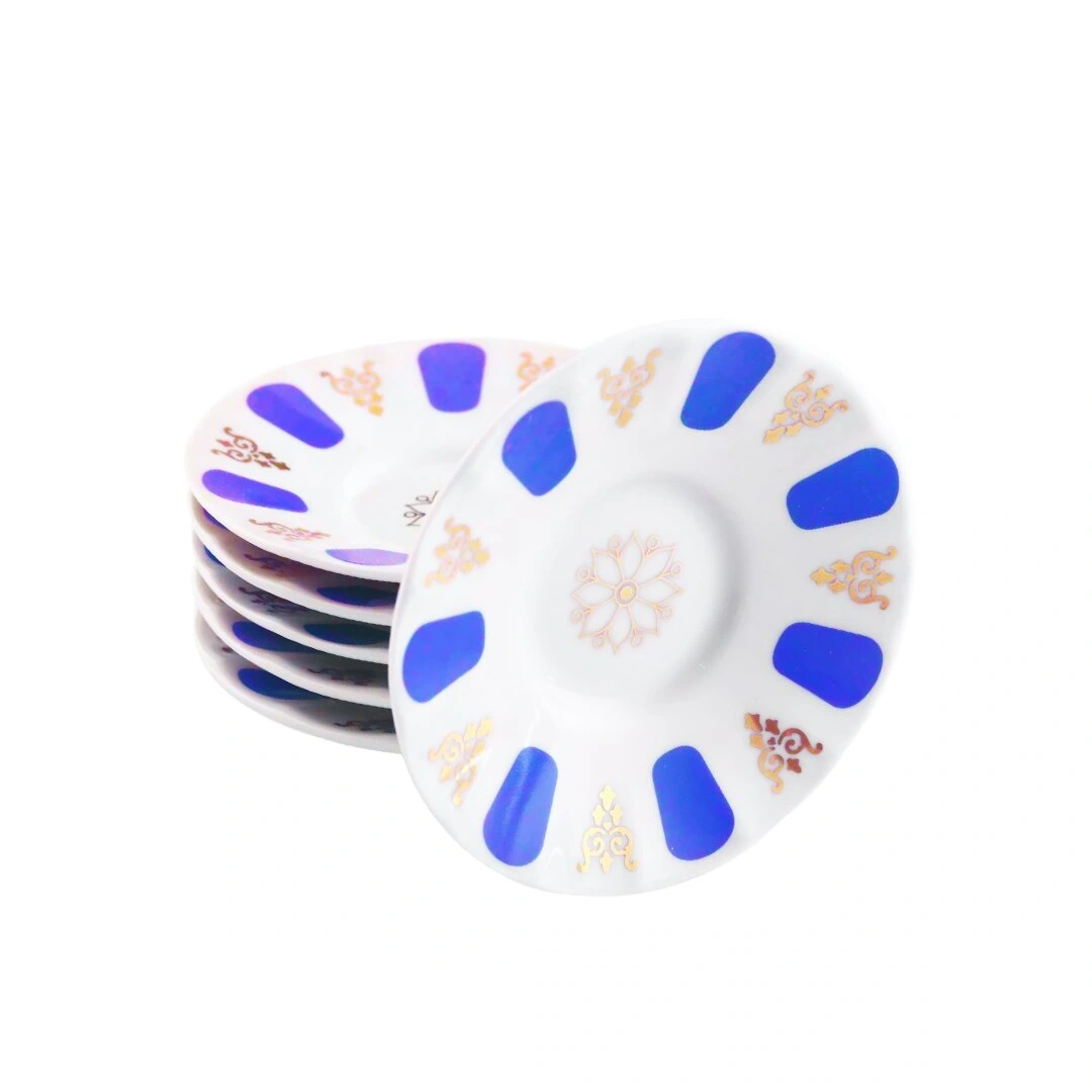 NEWLİFE CLKN-1636 ( MAVİ & BEYAZ ) ( PORSELEN ) ÇAY TABAK*12X18