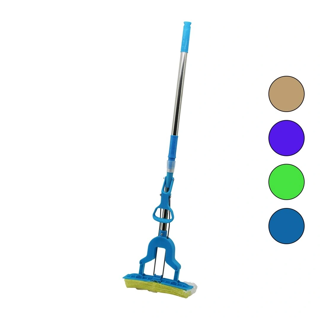NEWLİFE CLKN-1732 (PVA KELEBEK MOP)(SIKMA KOLLU & SÜNGER MOP)(KROM UZAYAN SAP=75-95CM+BAŞLIK=115CM) (RENKLİ PLS.BAŞLIK)*24