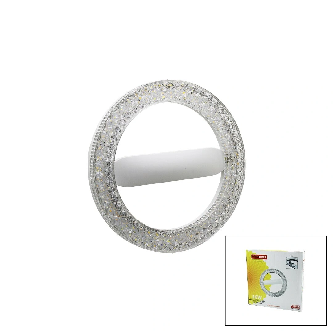 NİSALUCE EAMP-059/1 ( MİKA KRİSTAL ) ( SİMİT MODEL ) LED AMPUL ( 36W ) ( E27 ) ( 3 RENK=6500K ) ( 2700 LUMEN )*32