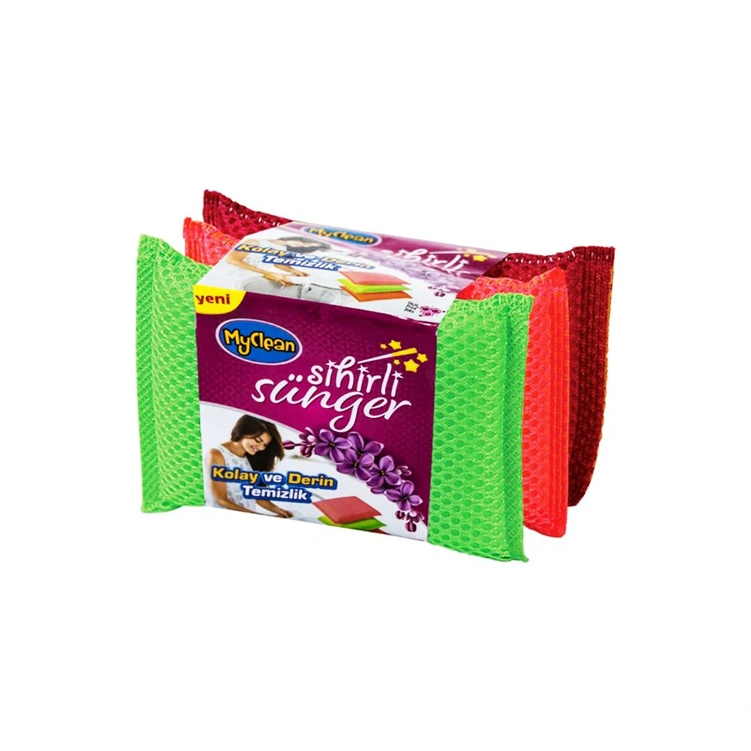 ONTON MGC-09 ( 3PCS ) SİHİRLİ BULAŞIK SÜNGERİ ( GÜÇLÜ PETEK DOKU ) *16X10