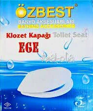 ÖZBEST ( EGE & ANATOLİA) ( DÜZ KLASİK ) LÜX KLOZET KAPAK (KUTULU AMBALAJ )*10=K