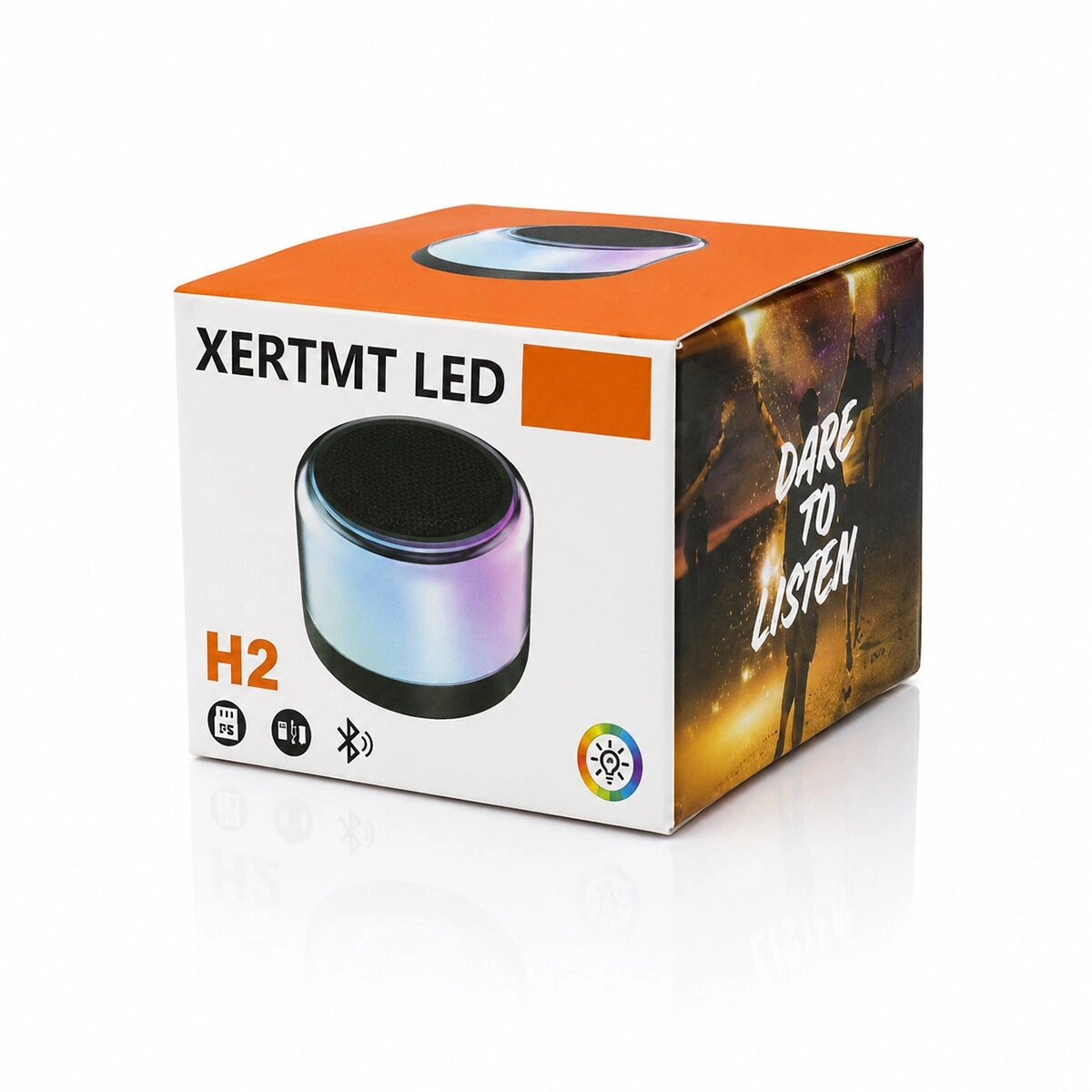 PLATOON PL-4675 ( BT & SD & USB ŞARJLI) ( RGB IŞIKLI ) BLUETOOTH WİRELESS SPEAKER HOPARLÖR ( 3W )*100