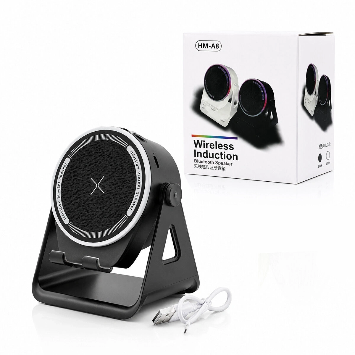 PLATOON PL-4676 ( BT & SD & USB ŞARJLI ) ( TELEFON TUTACAK ) ( RGB IŞIKLI ) BLUETOOTH WİRELESS SPEAKER HOPARLÖR ( 5W )*60