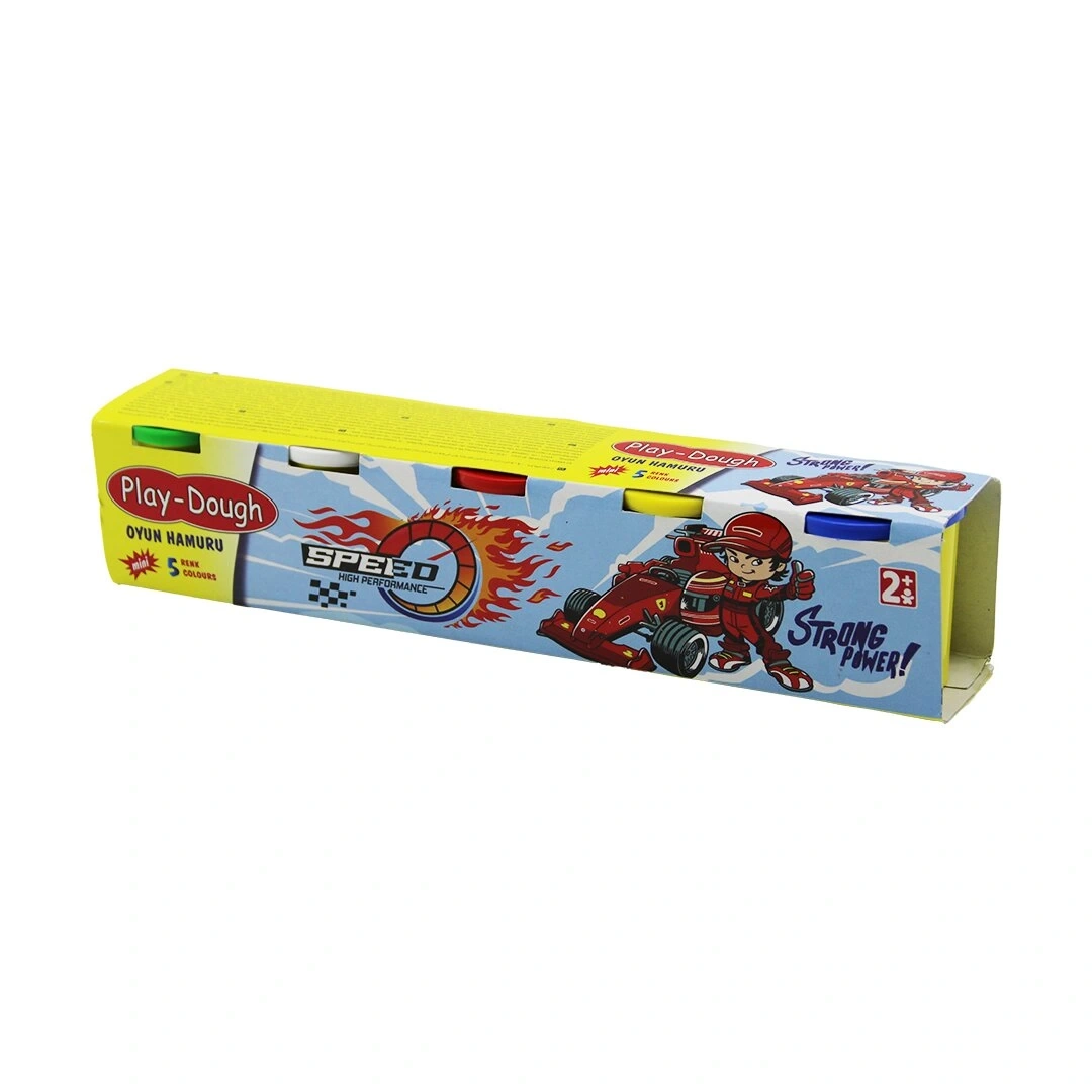 PLAY-DOUGH ERN-026 ( 5PCS MİNİ ) ( 5 RENK ) OYUN HAMURU ( 5-KAPAKLI PLASTİK KUTU ) *72