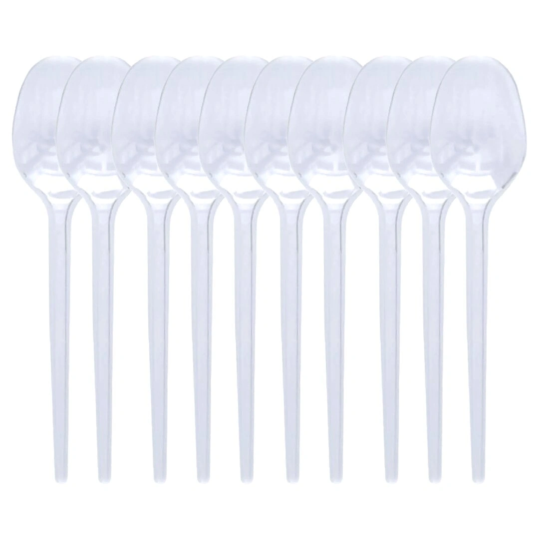 PRATİKON PR-1142 ( ŞEFFAF ) PLASTİK KAŞIK ( 10PCS )*50=K