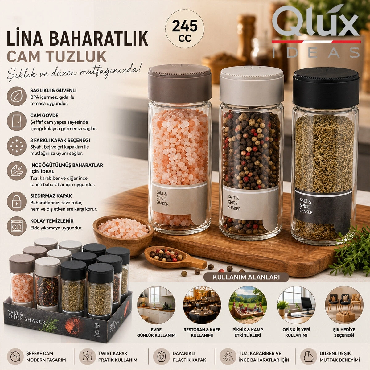 QLUX C-00554 ( 245CC ) LINA BAHARATLIK*12=K