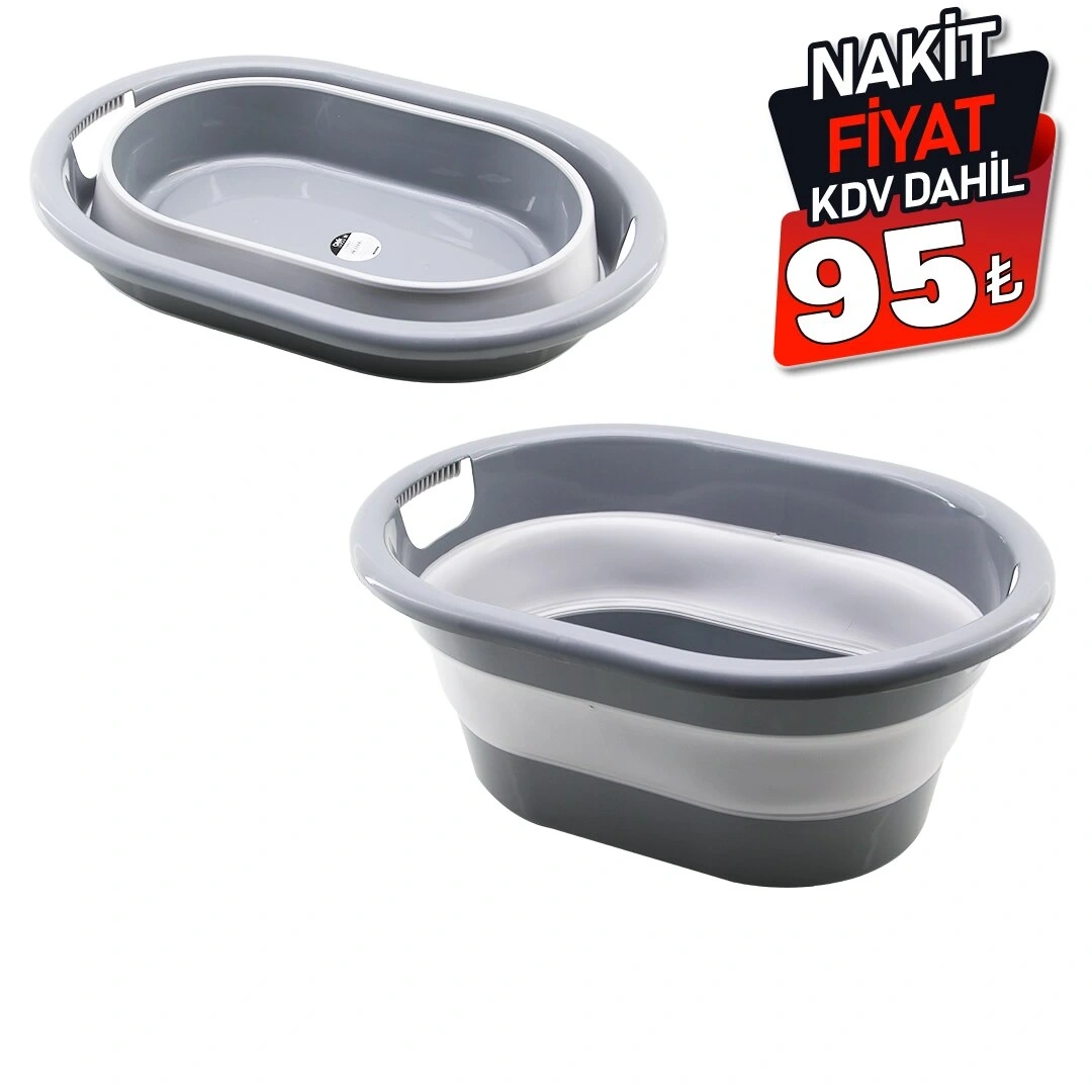 QLUX L-00959-2 ( NO-2 ) ( 18LT ) KATLANABİLİR SEPET*1
