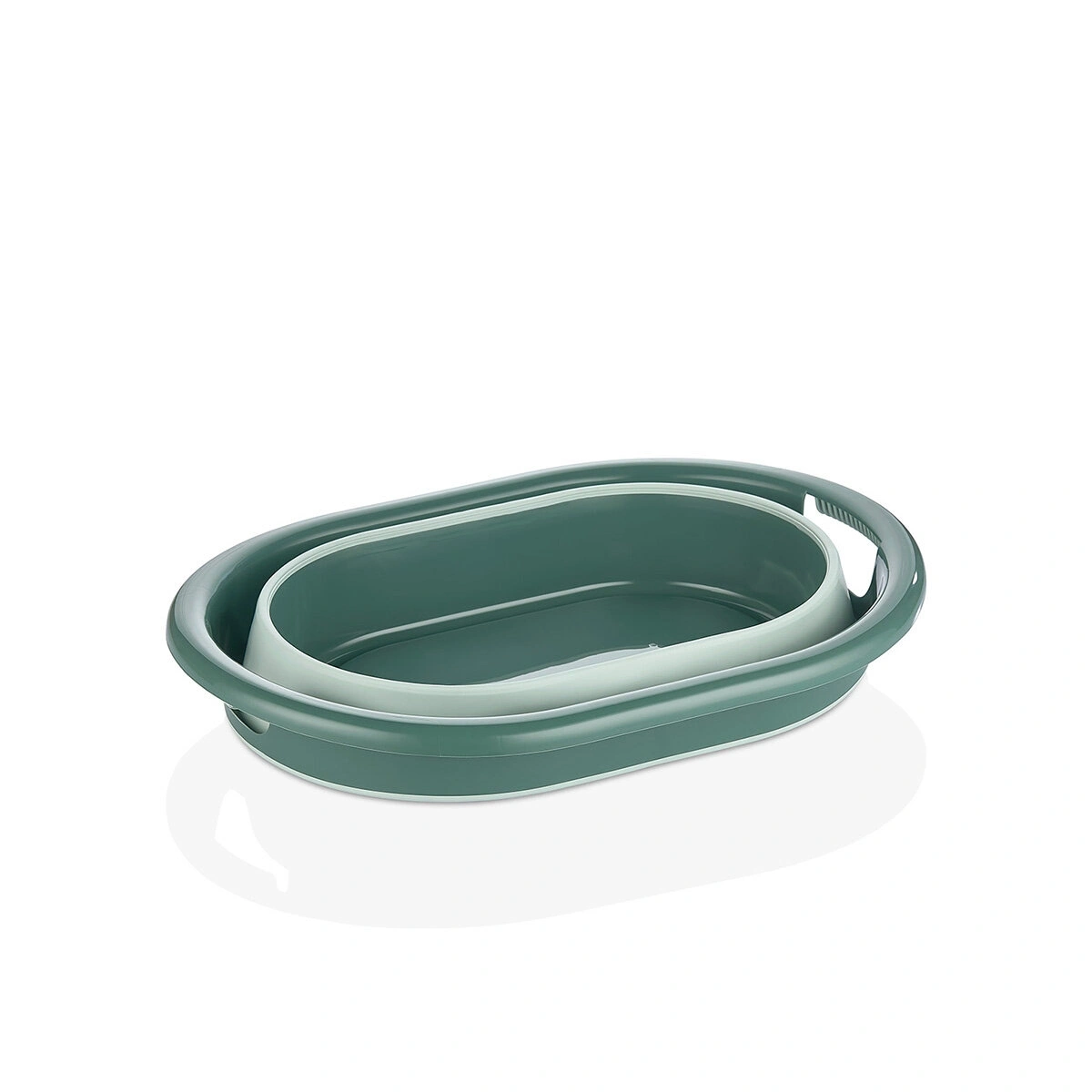 QLUX L-00959-3 ( NO-2 ) ( 18LT ) ( YEŞİL ) KATLANABİLİR SEPET*8=K