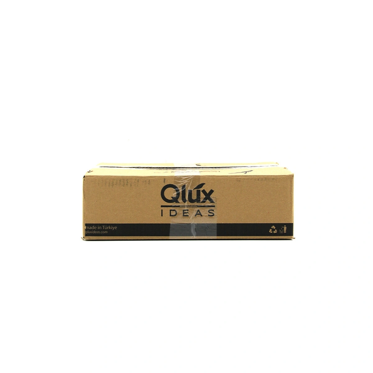 QLUX L-01009 KITCHENQ ( 2PCS SET ) (PLASTİK) KESİM PANOSU  (19X24CM & 23.3X35.5CM) (RENKLİ SİLİKON KENAR & KENAR DELİKLİ TUTAMAK)*8=K