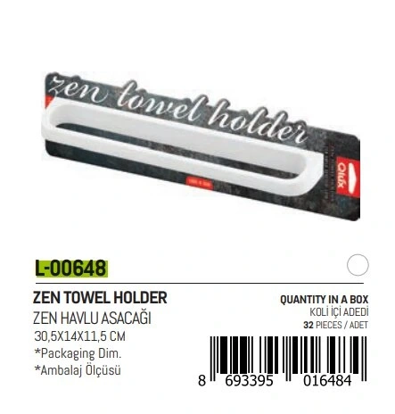 QLUX L-00648 ZEN HAVLU ASACAK*32