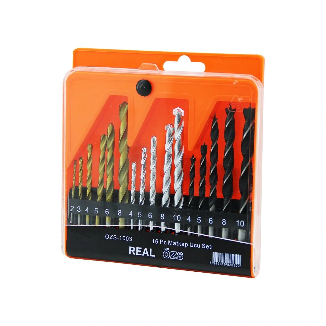 ELTAŞ LRD-136 ( 16PCS ) MATKAP UCU SETİ ( AHŞAP & METAL & BETON )*50