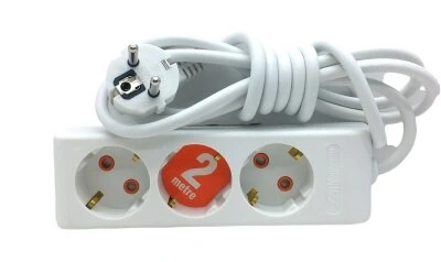 RI-TECH 3LÜ 2MT.UZATMA KABLO GRUP PRİZ*12