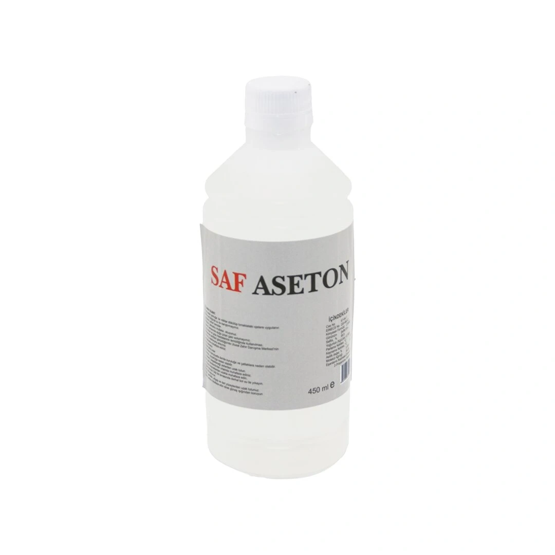 SAF ASETON 450ML ( OJE SİL & YAPIŞKAN TEMİZLEME & MAKİNE TEMİZLEME )*20=K