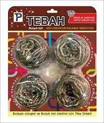 SALLYTEX TEBAH ( 4PCS ) BULAŞIK TOP TELİ*144