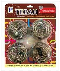 SALLYTEX TEBAH ( 4PCS ) BULAŞIK TOP TELİ*144