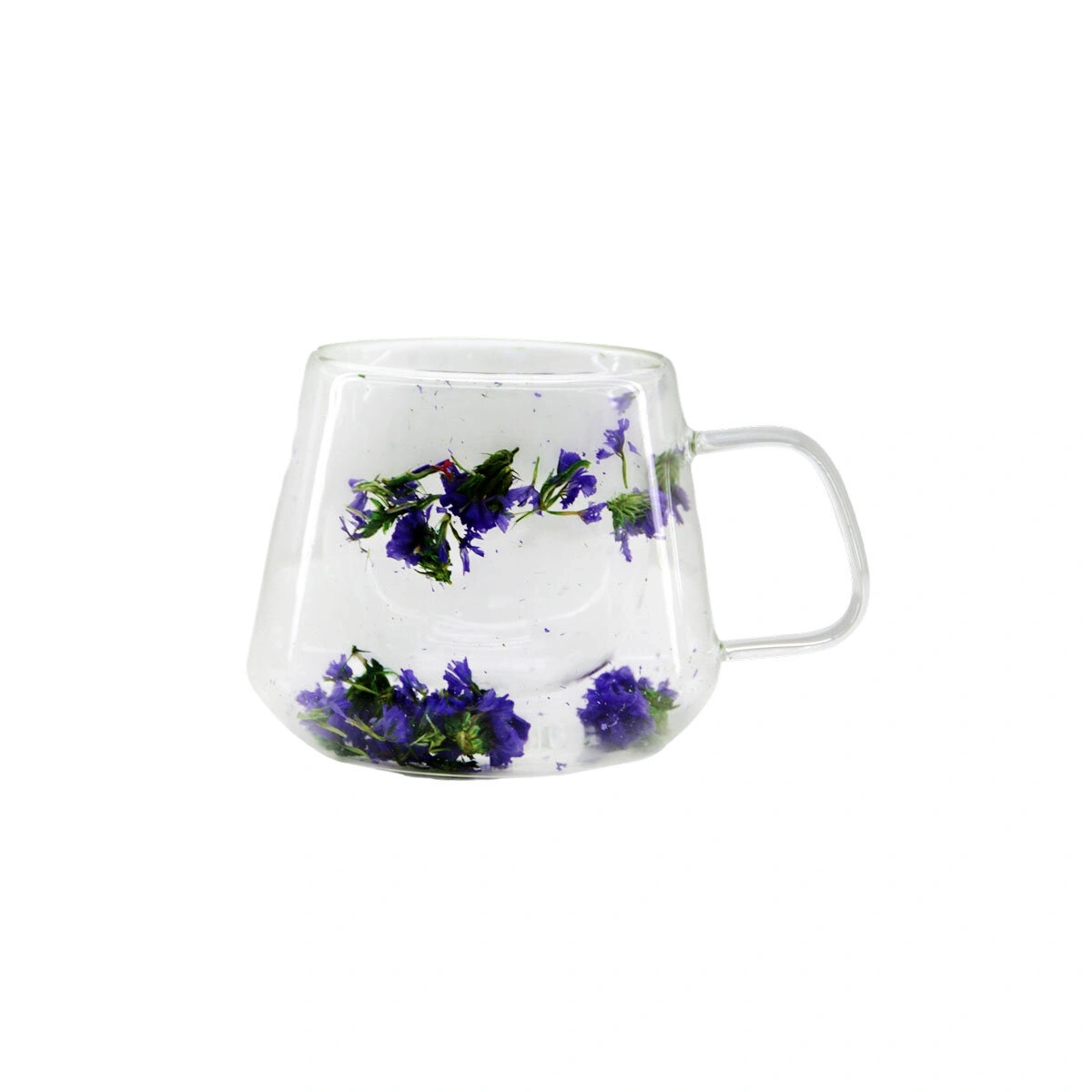 SDR-B4 ( 250ML & KULPLU ) ( ÇİFT CİDARLI & ÇİÇEKLİ ) CAM BARDAK*100=K                     qwe07