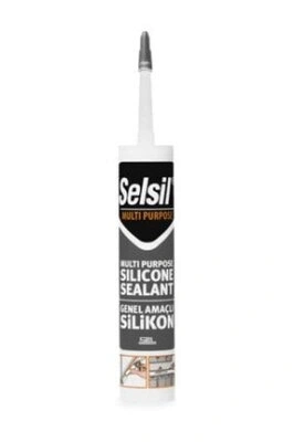 SELSİL-2529 ( SİYAH ) ÜNİVERSAL SİLİKON 280 GR*25=K