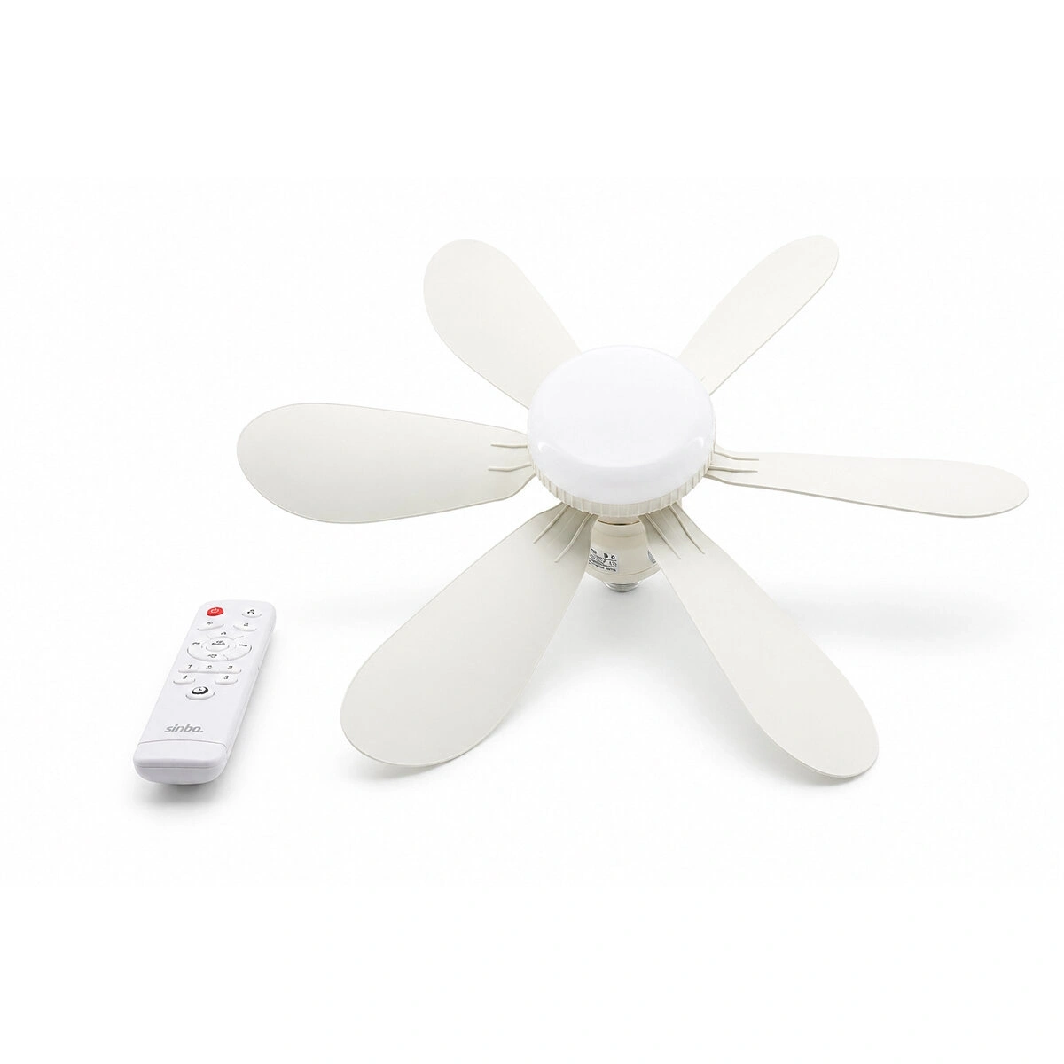 SİNBO SF-7708 (3 LED AYDINLATMALI & SESSİZ ÇALIŞMA) (6 KANAT & KUMANDA) TAVAN VANTİLATÖR*6