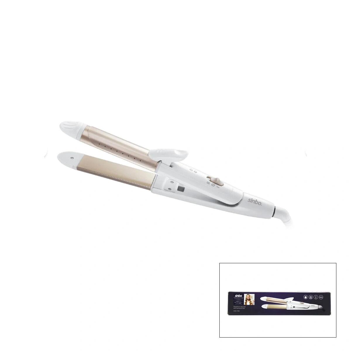 SİNBO SHD-1730 SAÇ DÜZLEŞTİRİCİ ( SERAMİK KAPLAMA ) ( 180° SICAKLIK  & 2 KADEMELİ )( 360°KABLO=1.8MT )*50
