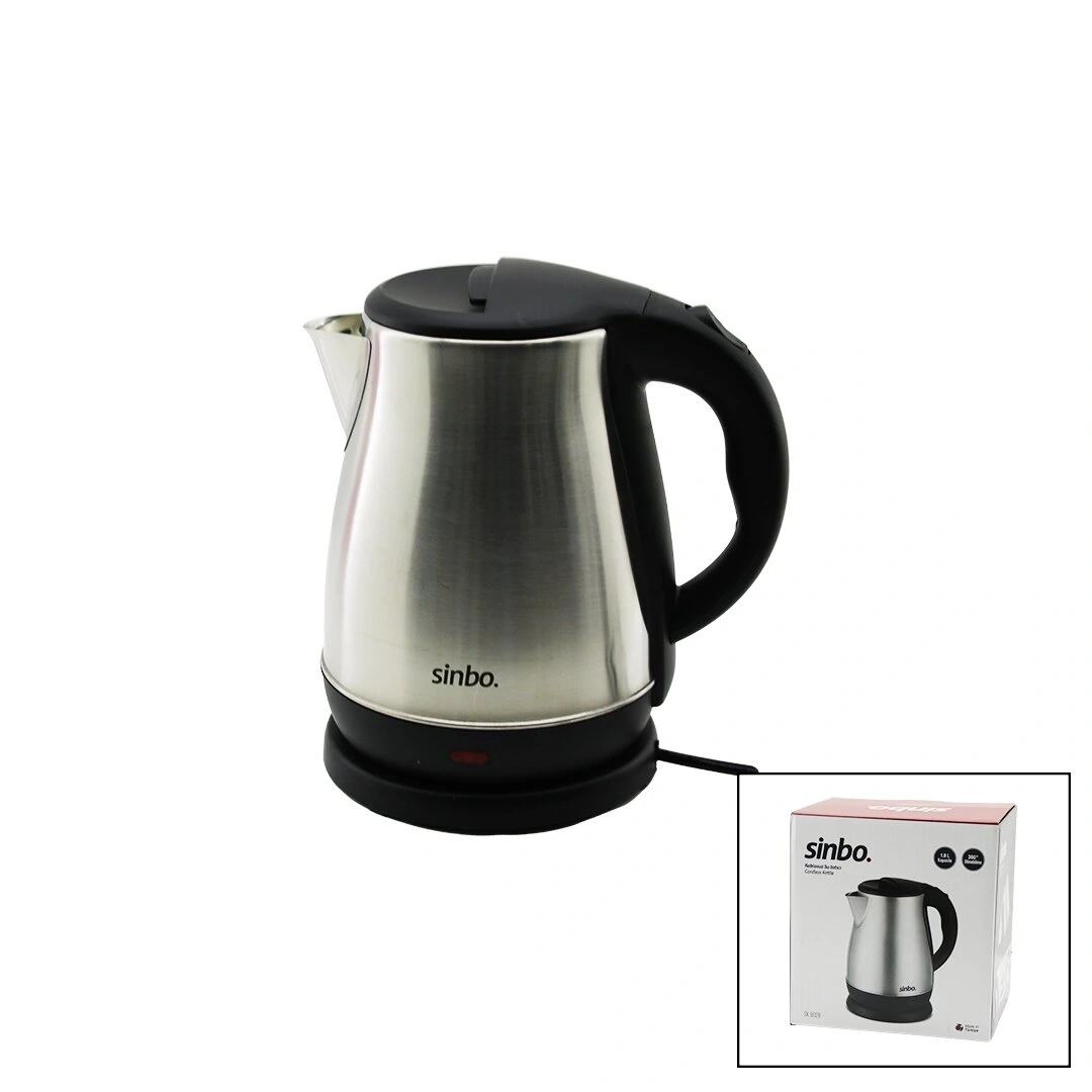 SİNBO SK-8028 ( ÇELİK ) KETTLE SU ISITICISI (KABLOSUZ KULLANIM) ( 1.8LT ) (360° DÖNEBİLME) (OTOMATİK KAPANMA)*4