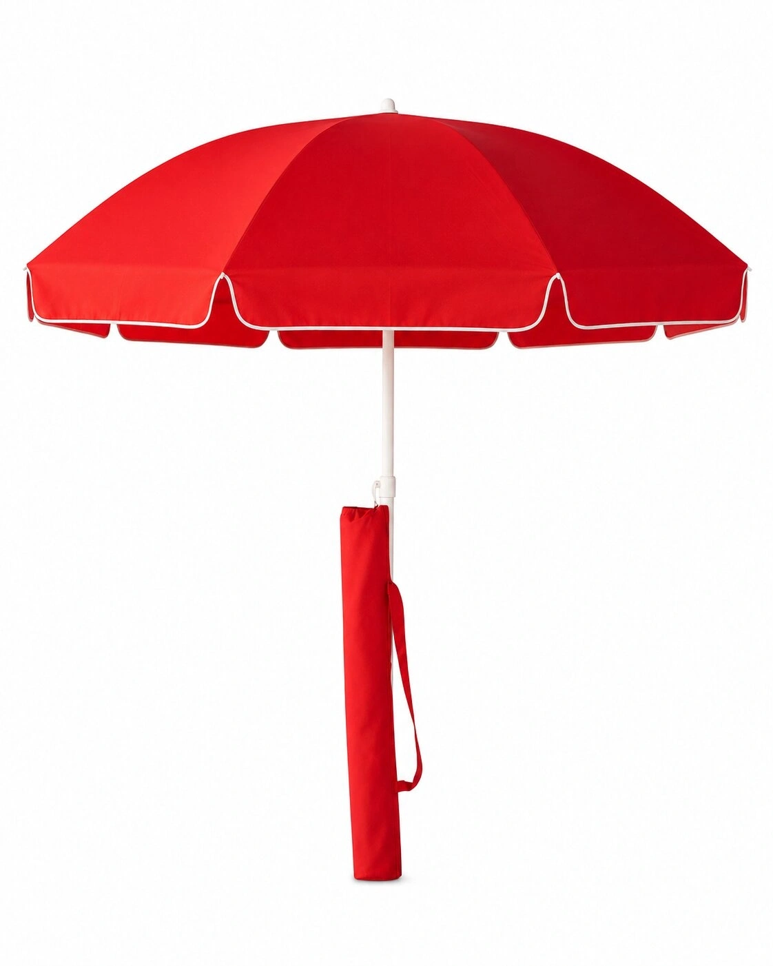 SKYBELT SKY-112 ( 200CM SAPLI ) ( ÇAP:180CM ) ( DÜZ - TEK RENK ) PLAJ ŞEMSİYESİ ( OMUZ ASKI ÇANTALI ) ( 8 TELLİ & FIBERGLASS ) ( POLYESTER KUMAŞ )*12=K